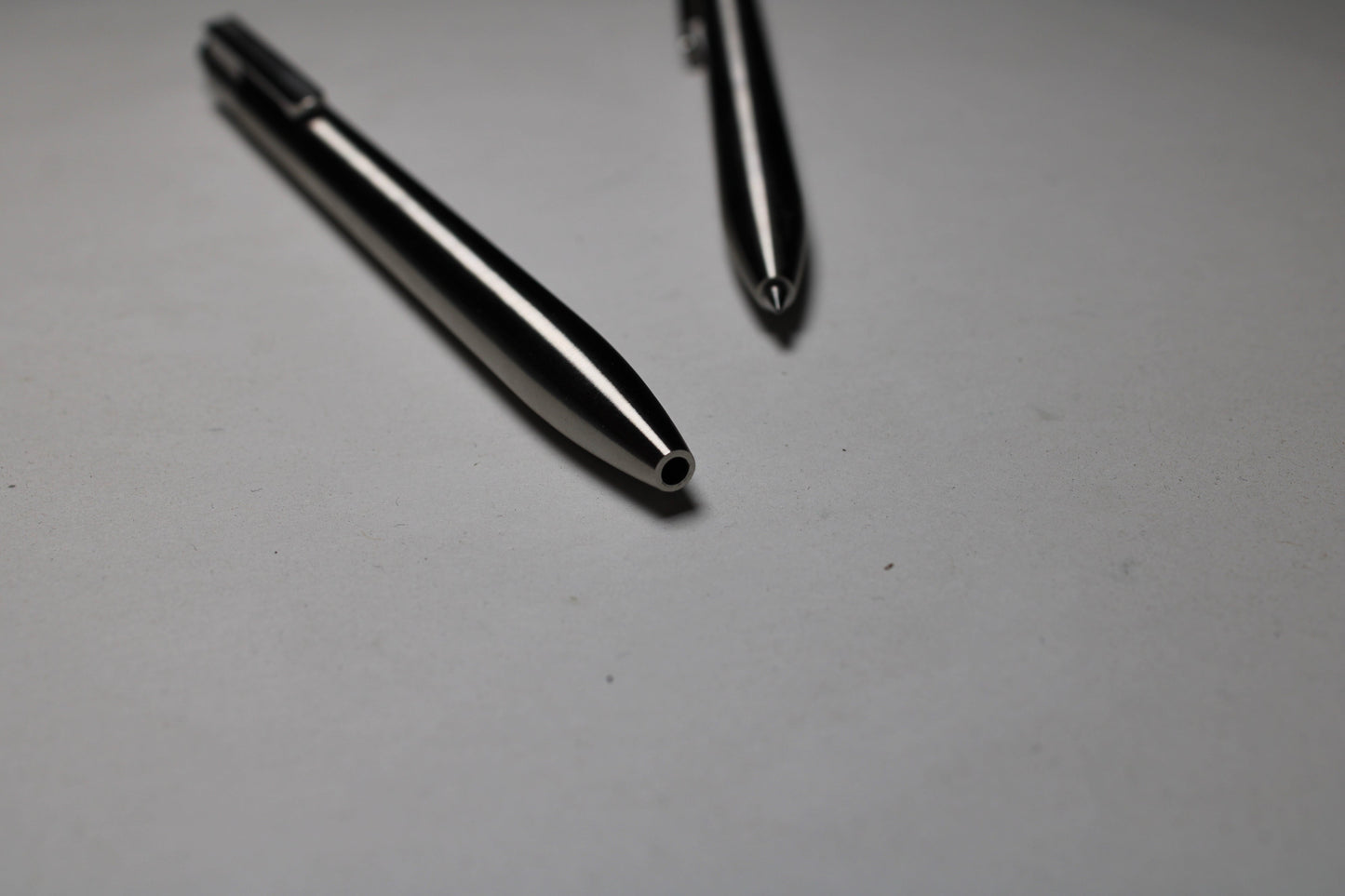 36 Click Pen - 6Al-4V Titanium - Round Nose - Pentel EnerGel - 6Al-4V Titanium Clip