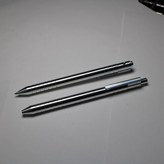 36 Click Pen - 6061 Aluminum - Conical Nose - Borosilicate Ball - Grip Lines - Pilot G2