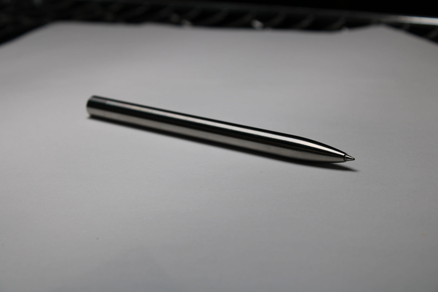 36 Clipless Click Pen - 6Al-4V Titanium - Round Nose - Pentel EnerGel