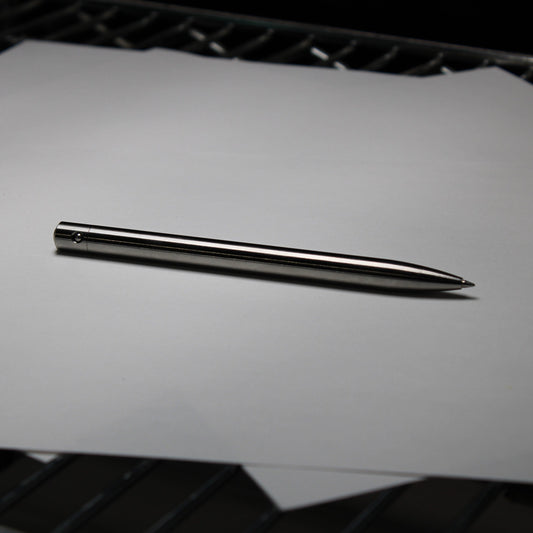 *PRE-ORDER* 36 Clipless Click Pen - 6Al-4V Titanium - Round Nose - Pentel EnerGel