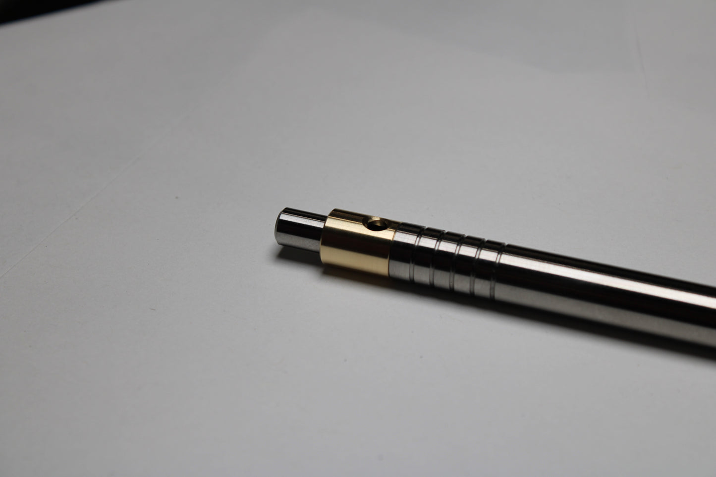 36 Clipless Click Pen - 6Al-4V Titanium - 464 Brass Mechanism - Cone Nose - Pilot G2