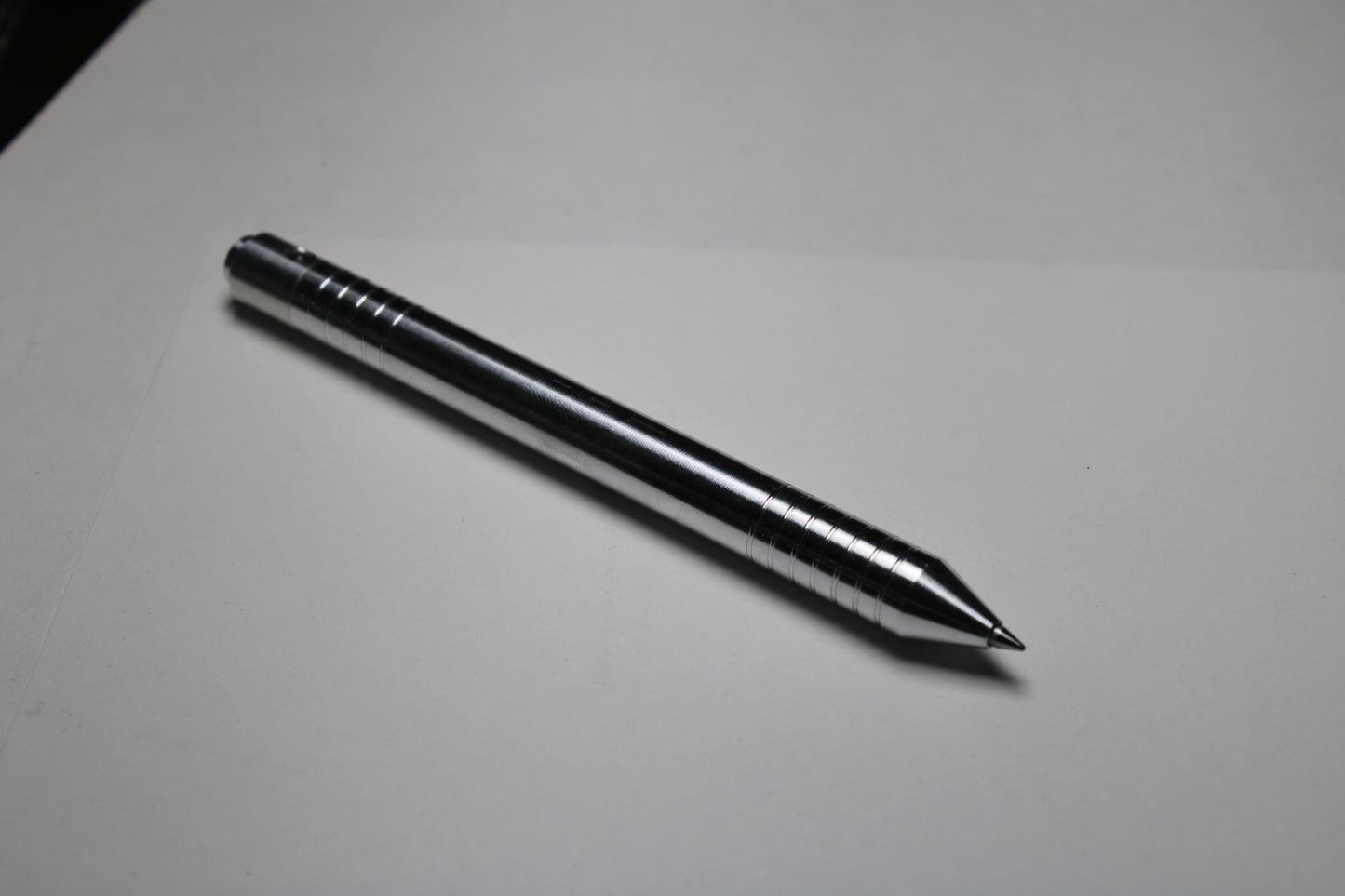 40 Clipless Click Pen - 6061 Aluminum - Conical Nose - Schmidt P8126 Refill