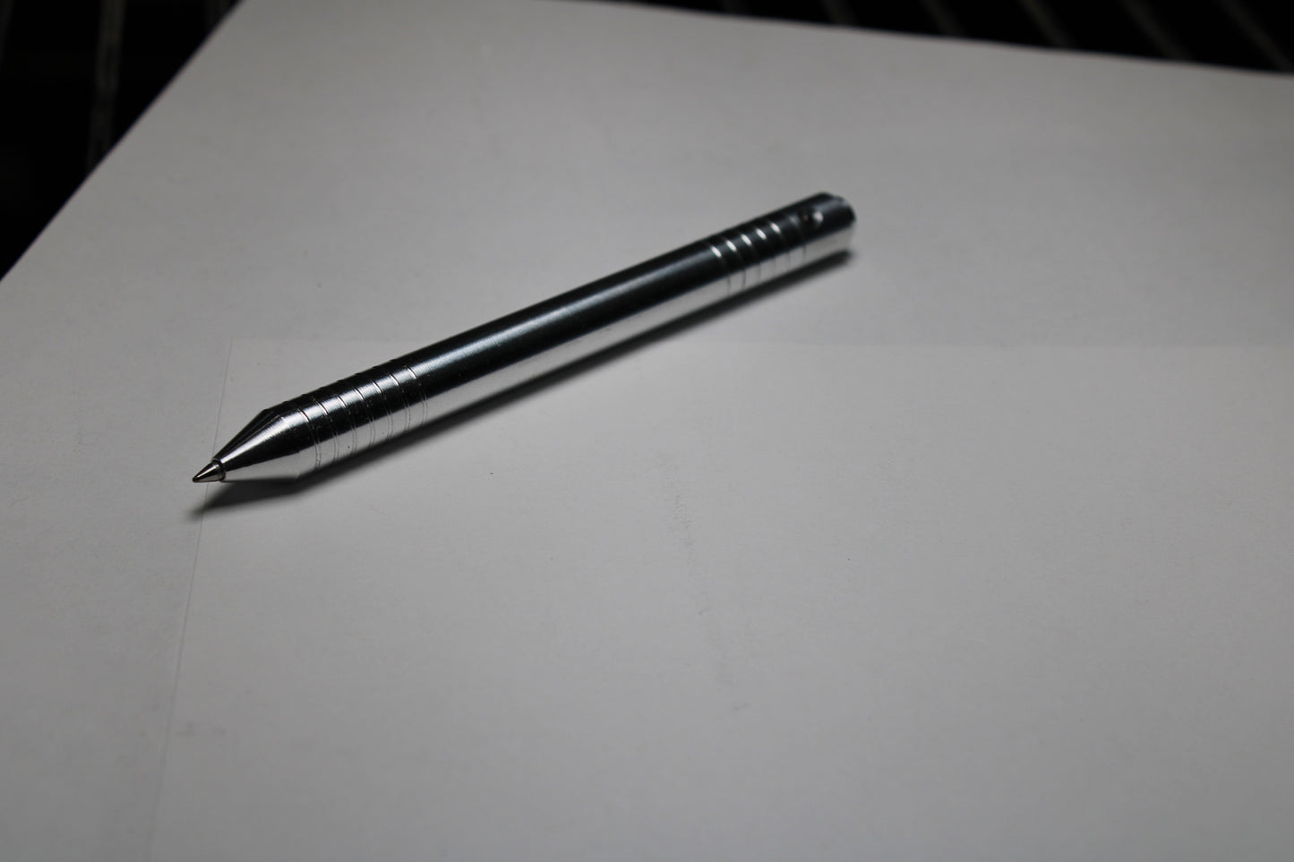 40 Clipless Click Pen - 6061 Aluminum - Conical Nose - Schmidt P8126 Refill