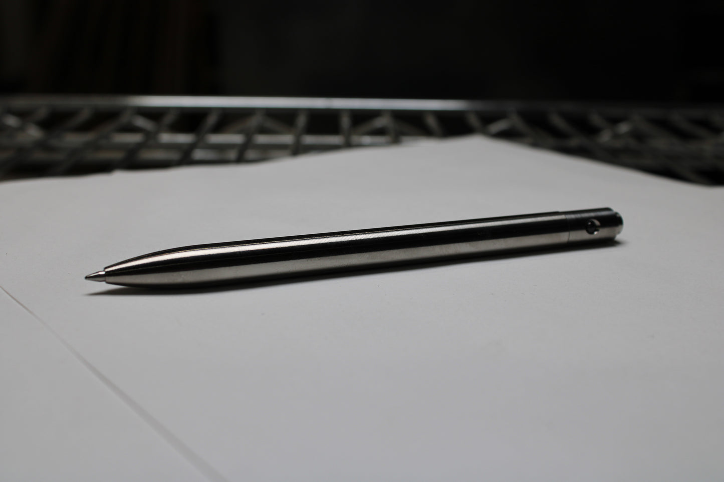 36 Click Clipped Pen - 6Al-4V Titanium - Round Nose - Pilot G2