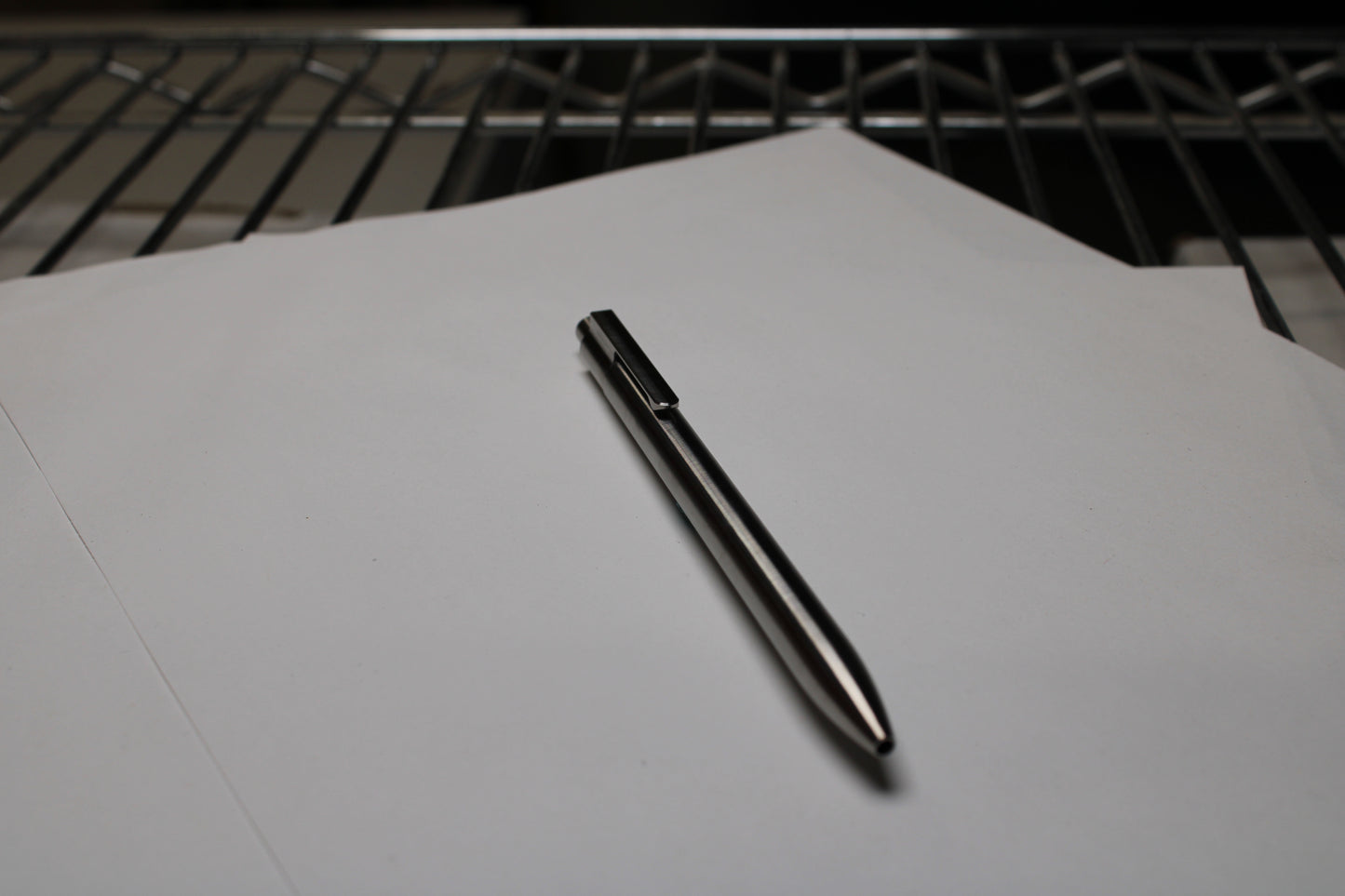 36 Click Clipped Pen - 6Al-4V Titanium - Round Nose - Pilot G2