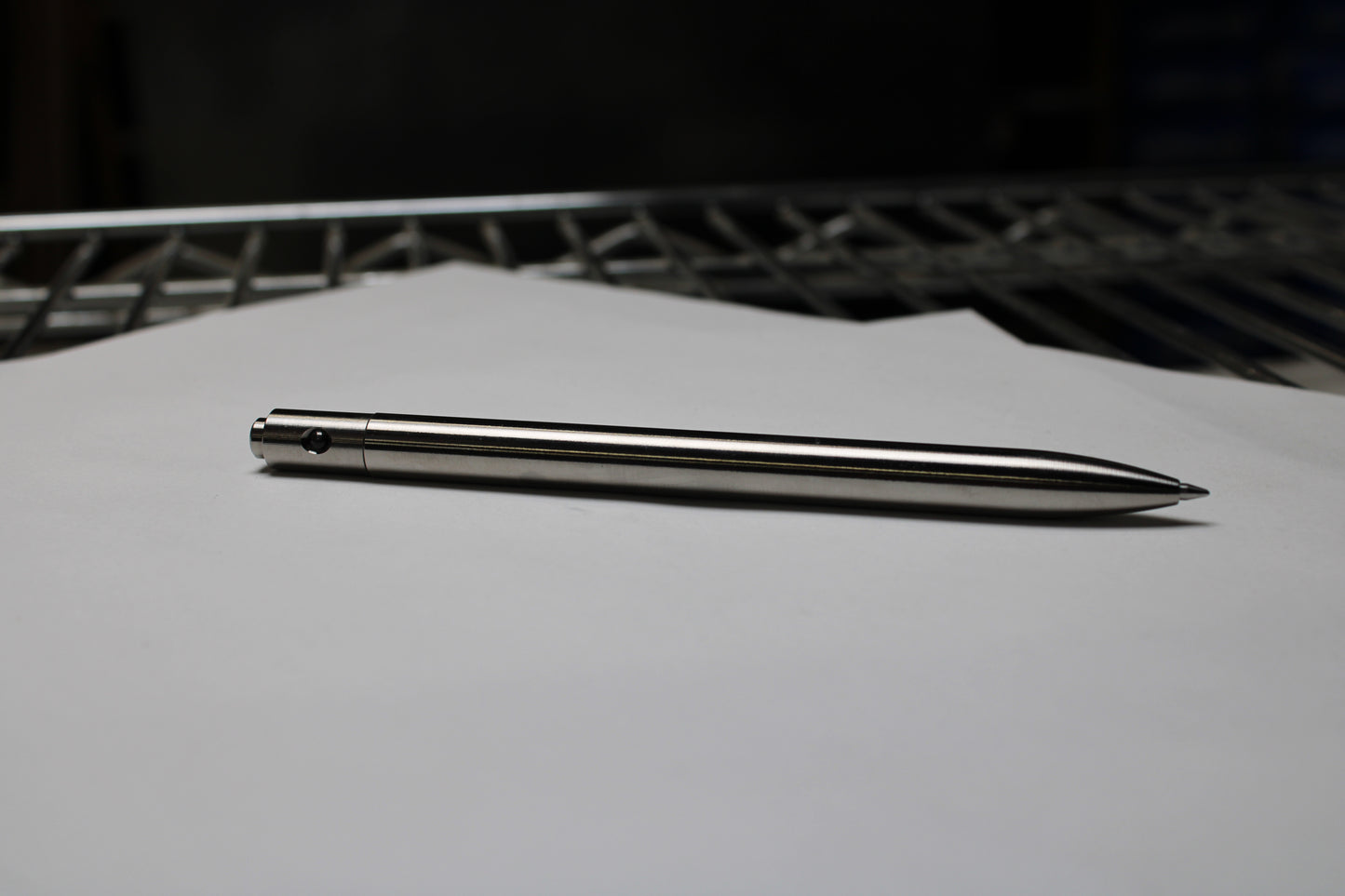 36 Click Clipped Pen - 6Al-4V Titanium - Round Nose - Pilot G2