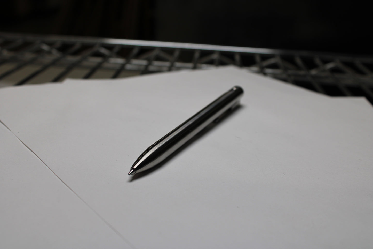 36 Click Clipped Pen - 6Al-4V Titanium - Round Nose - Pilot G2