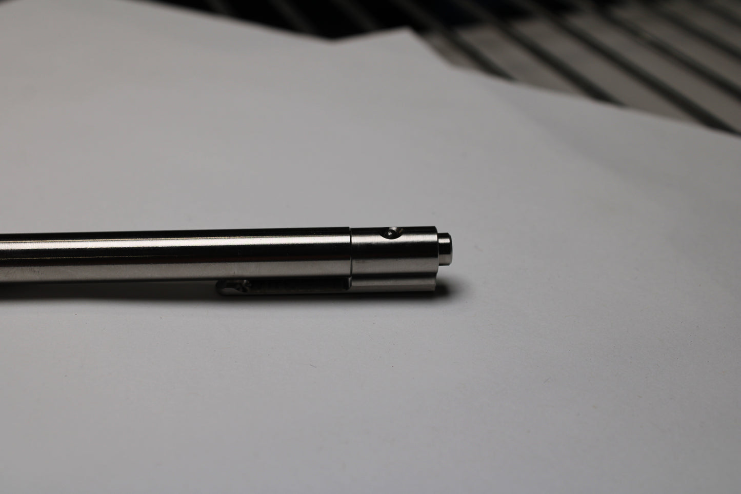 36 Click Clipped Pen - 6Al-4V Titanium - Round Nose - Pilot G2