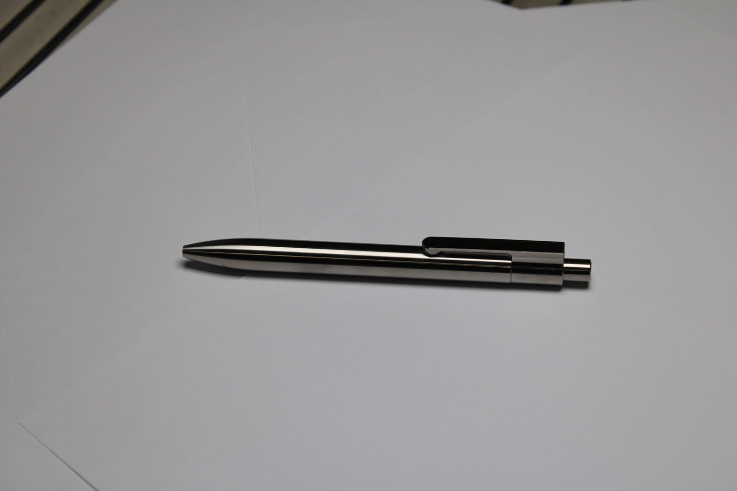 40 Click Clipped Pen - 6Al-4V Titanium - Round Nose - ISO G2 (Parker)