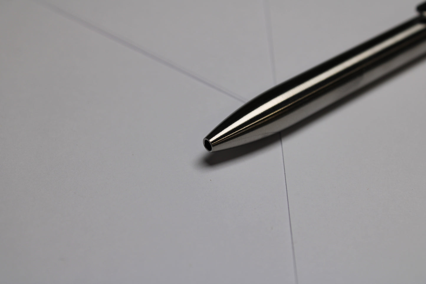 40 Click Clipped Pen - 6Al-4V Titanium - Round Nose - ISO G2 (Parker)