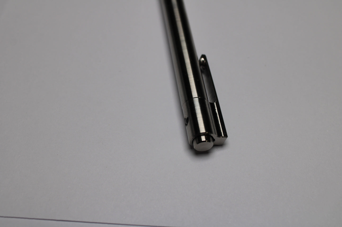40 Click Clipped Pen - 6Al-4V Titanium - Round Nose - ISO G2 (Parker)