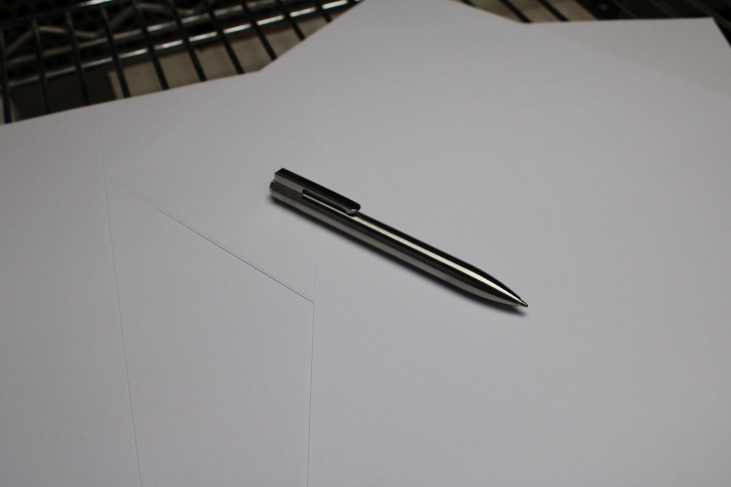 40 Click Clipped Pen - 6Al-4V Titanium - Round Nose - ISO G2 (Parker)