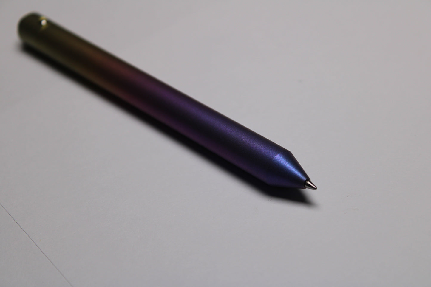 45 Clipless Click Pen x KVR Finishing - 6Al-4V Titanium - Conical Nose - Pentel EnerGel