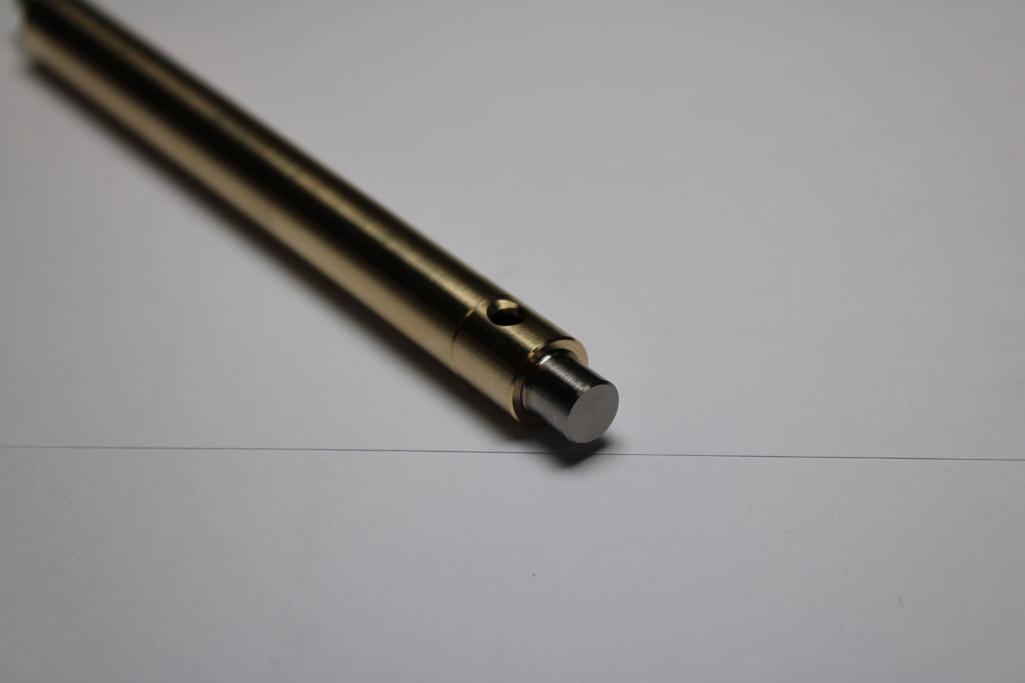 45 Clipless Click Pen - C63000 Bronze - Step Nose - 6Al-4V Titanium Button - Pilot G2