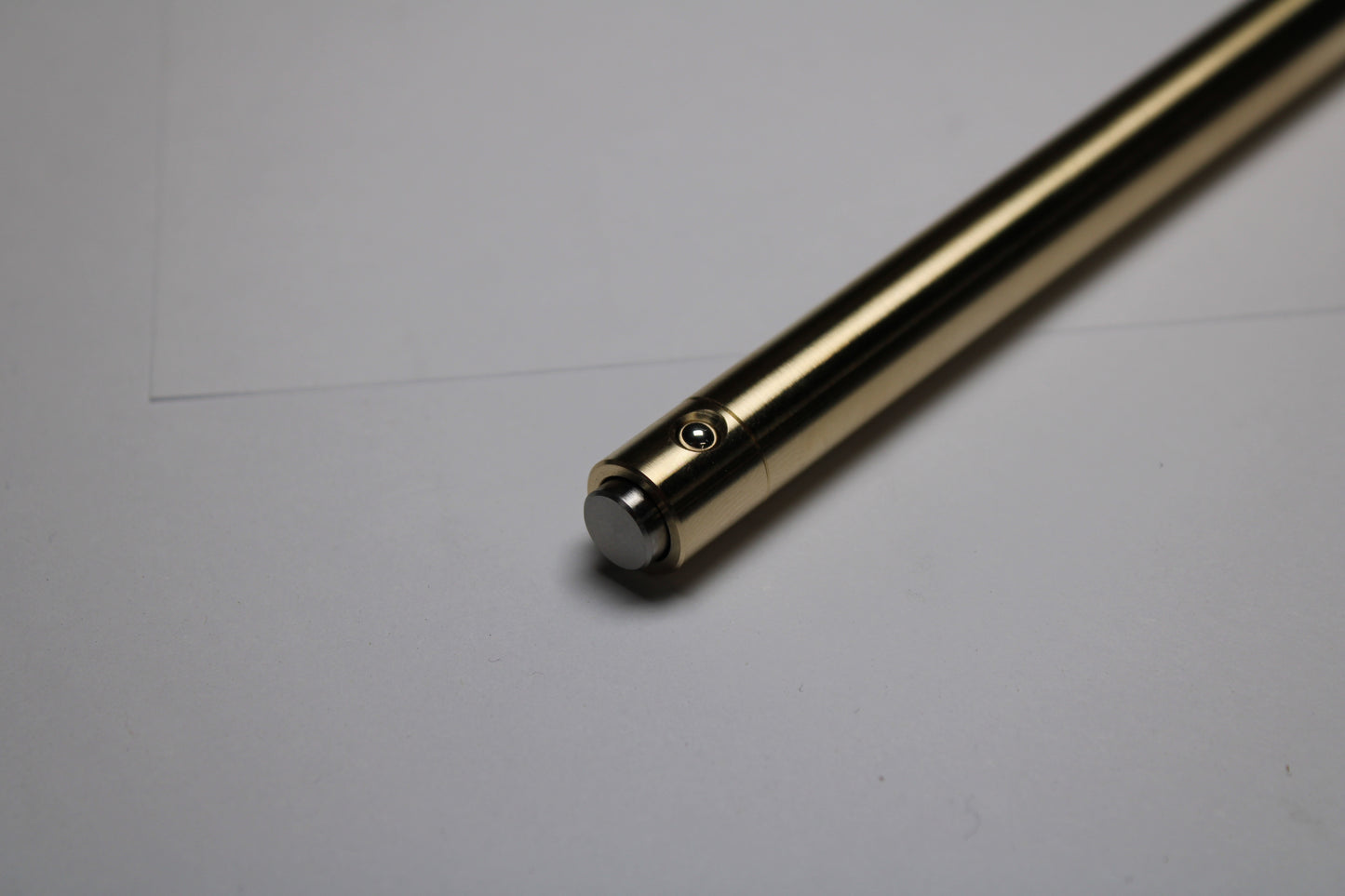 45 Clipless Click Pen - C63000 Bronze - Step Nose - 6Al-4V Titanium Button - Pilot G2