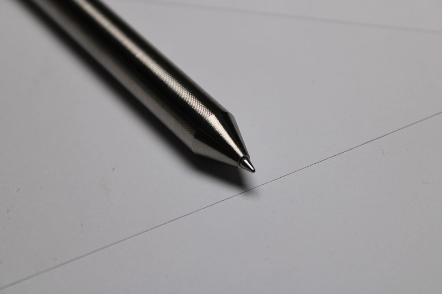45 Clipless Click Pen - 6Al-4V Titanium - Conical Nose - C63000 Bronze Mechanism - Pentel EnerGel