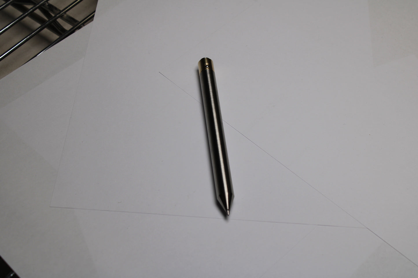 45 Clipless Click Pen - 6Al-4V Titanium - Conical Nose - C63000 Bronze Mechanism - Pentel EnerGel