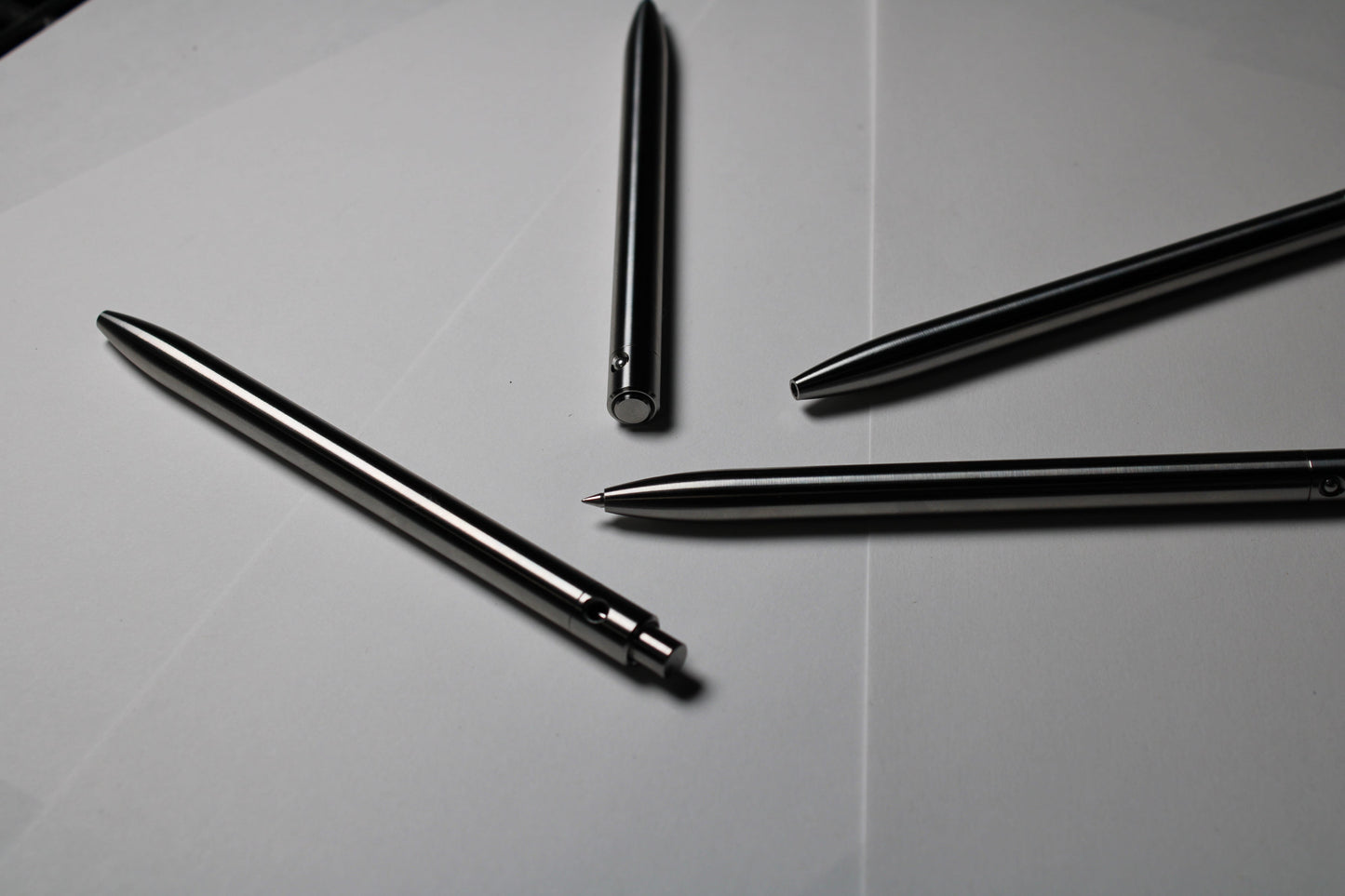 36 Click Pen - Pre Order - 6Al-4V Titanium - Pentel Energel 0.5mm Needle Nose - Clipless - Round Nose