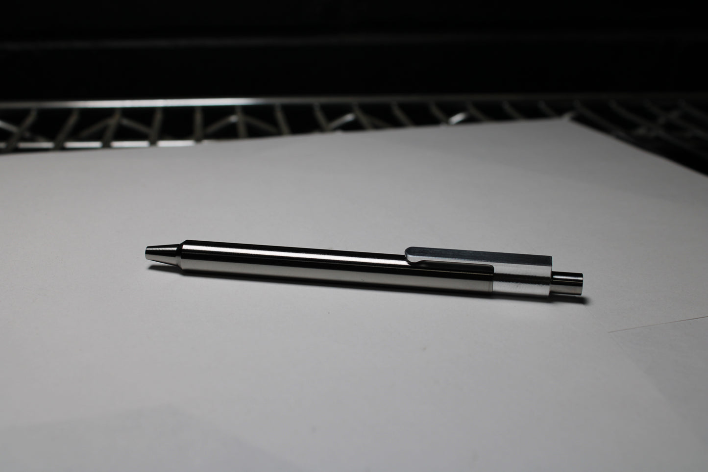 36 Click Pen - 6Al-4V - ISO G2 (Parker) - Step Nose - 6061 Aluminum Clip