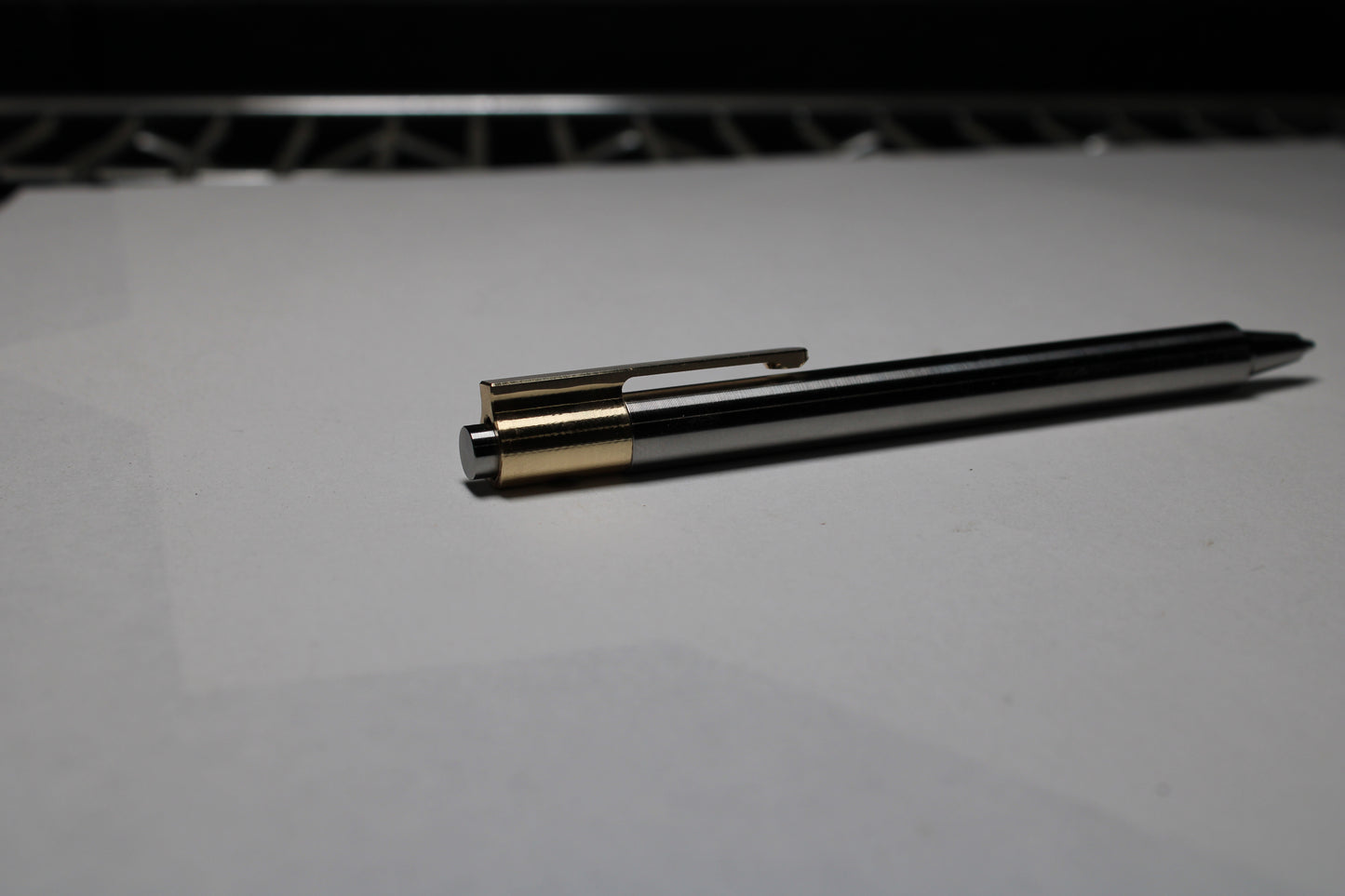 36 Click Pen - 6Al-4V - ISO G2 (Parker) - Step Nose - 464 Brass Clip