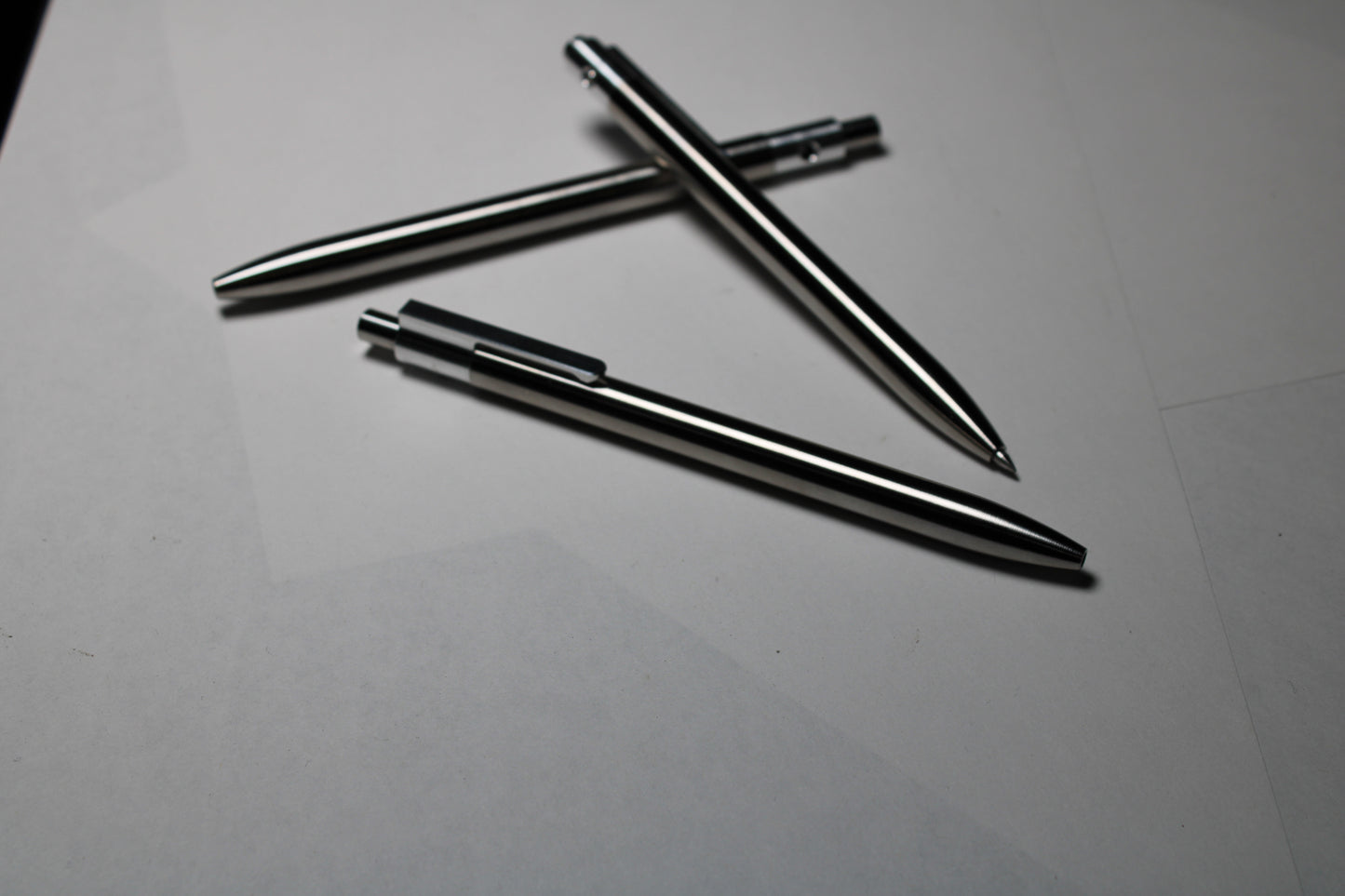 36 Click Pen - 6Al-4V - Pilot G2 - Round Nose - 6061 Aluminum Clip