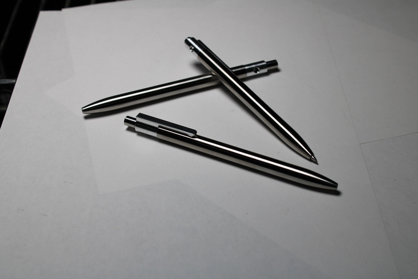 36 Click Pen - 6Al-4V - Pilot G2 - Round Nose - 6061 Aluminum Clip