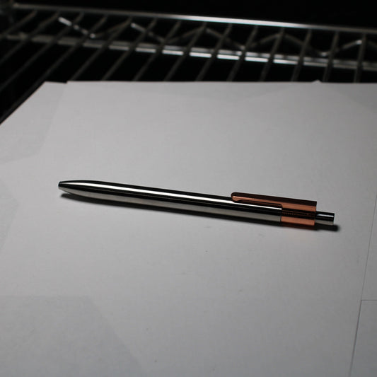 36 Click Pen - 6Al-4V - Pilot G2 - Round Nose - C110 Copper Clip