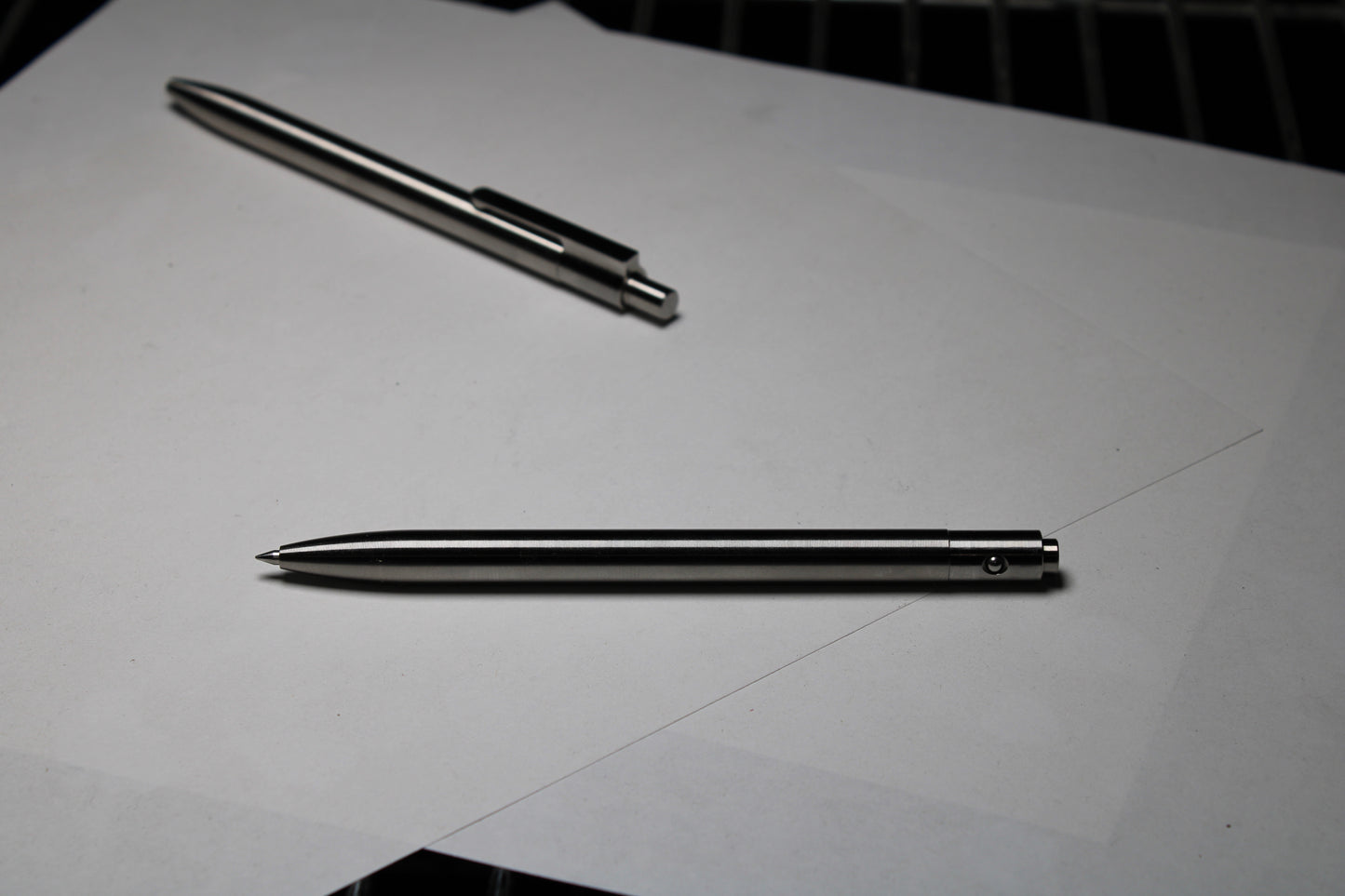 36 Click Pen - Pre Order - 6Al-4V Titanium - Round Nose - Pilot G2 - 6Al-4V Titanium Clip