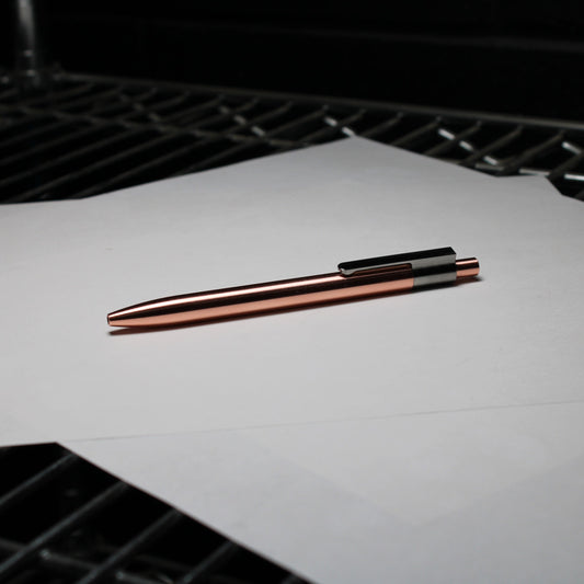 36 Click Pen - Pre Order - C110 Copper - ISO G2 (Parker) Refill - Round Nose - 6Al-4V Titanium Clip