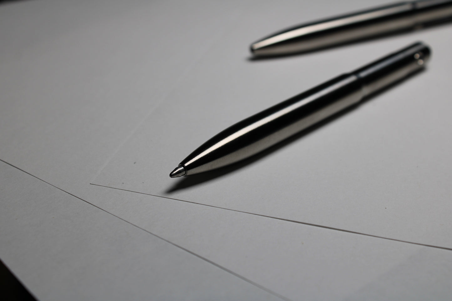 40 Click Pen - 6Al-4V Titanium - ISO G2 Schmidt 9000 M - Round Nose - 6Al-4V Titanium Clip