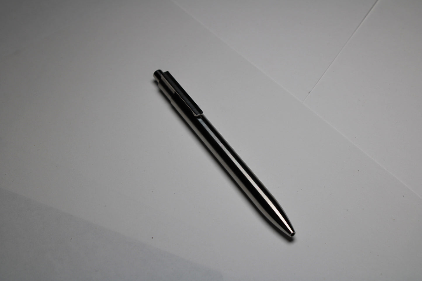 38 Click Pen - 6Al-4V Titanium - Round Nose - Pentel EnerGel