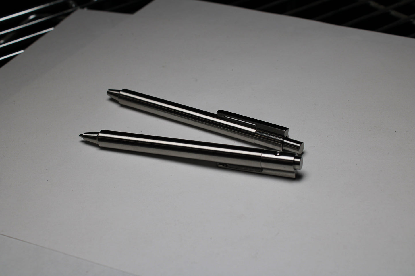*PRE-ORDER* 36 Click Pen - 6Al-4V Titanium - ISO G2 (Parker) Refill - Step Nose - 6Al-4V Titanium Clip
