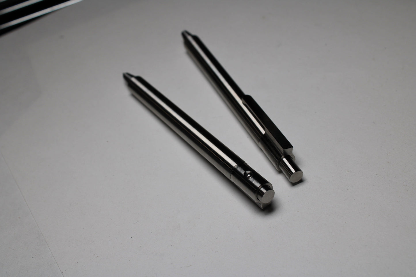 36 Click Pen - 6Al-4V Titanium - ISO G2 (Parker) Refill - Step Nose - 6Al-4V Titanium Clip