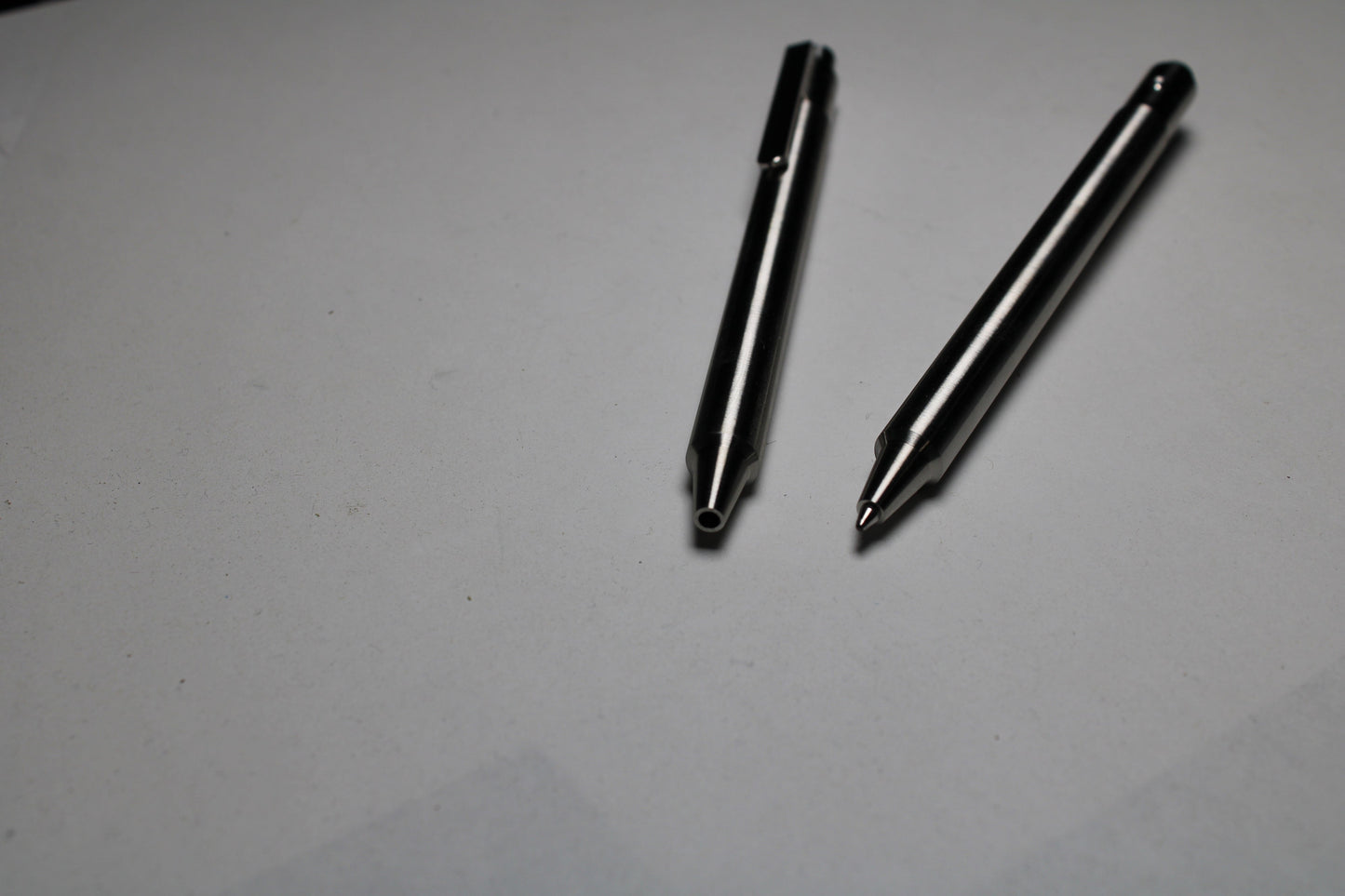 36 Click Pen - 6Al-4V Titanium - ISO G2 (Parker) Refill - Step Nose - 6Al-4V Titanium Clip