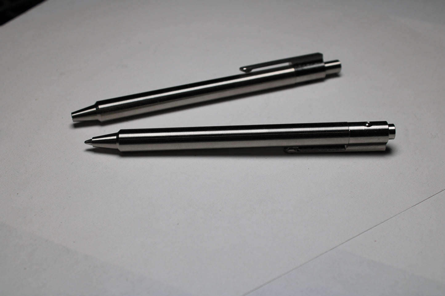 *PRE-ORDER* 36 Click Pen - 6Al-4V Titanium - ISO G2 (Parker) Refill - Step Nose - 6Al-4V Titanium Clip
