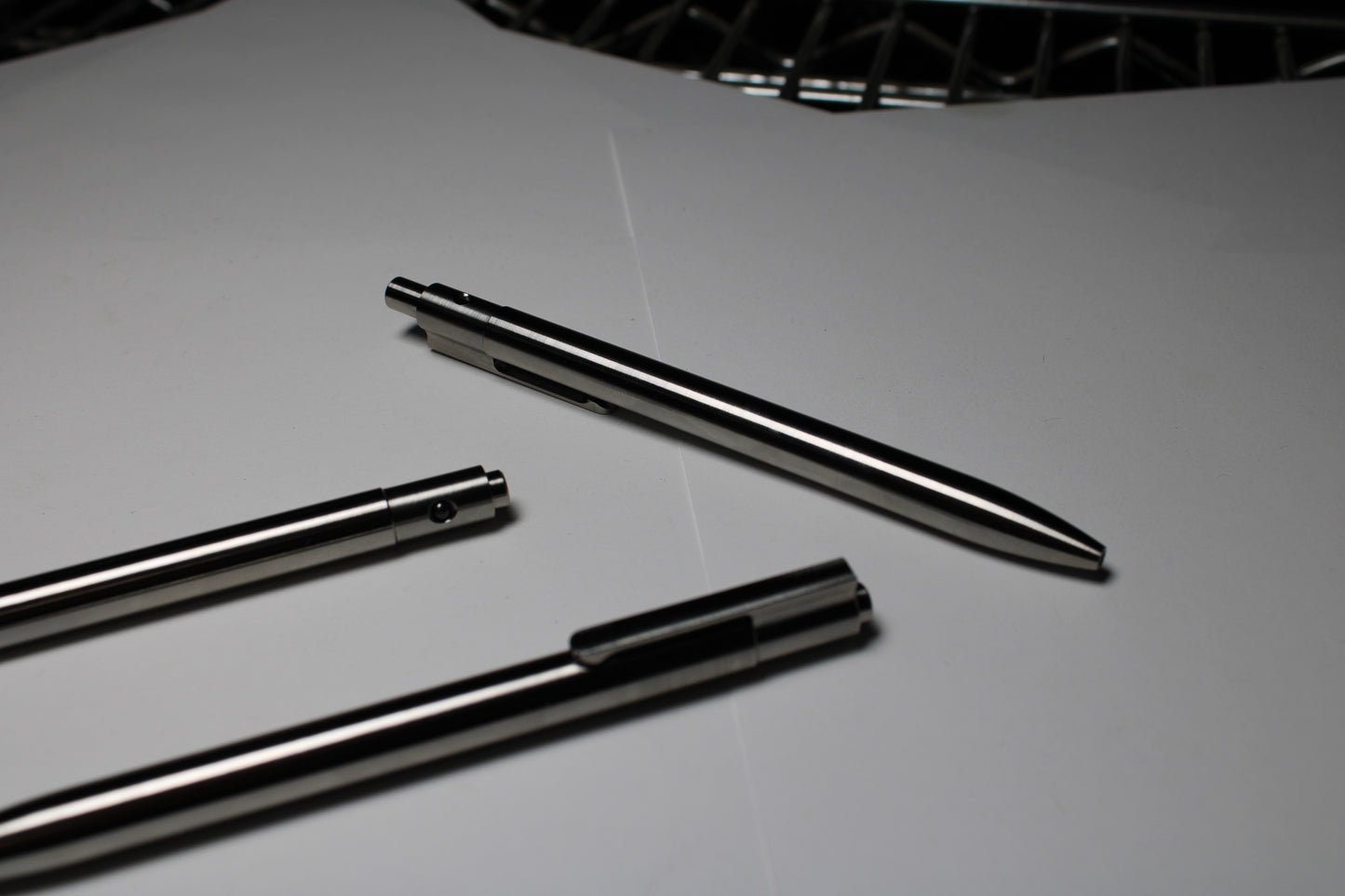 37 Click Pen - 6Al-4V Titanium - Round Nose - Silicone Nitride Ball - Pilot G2