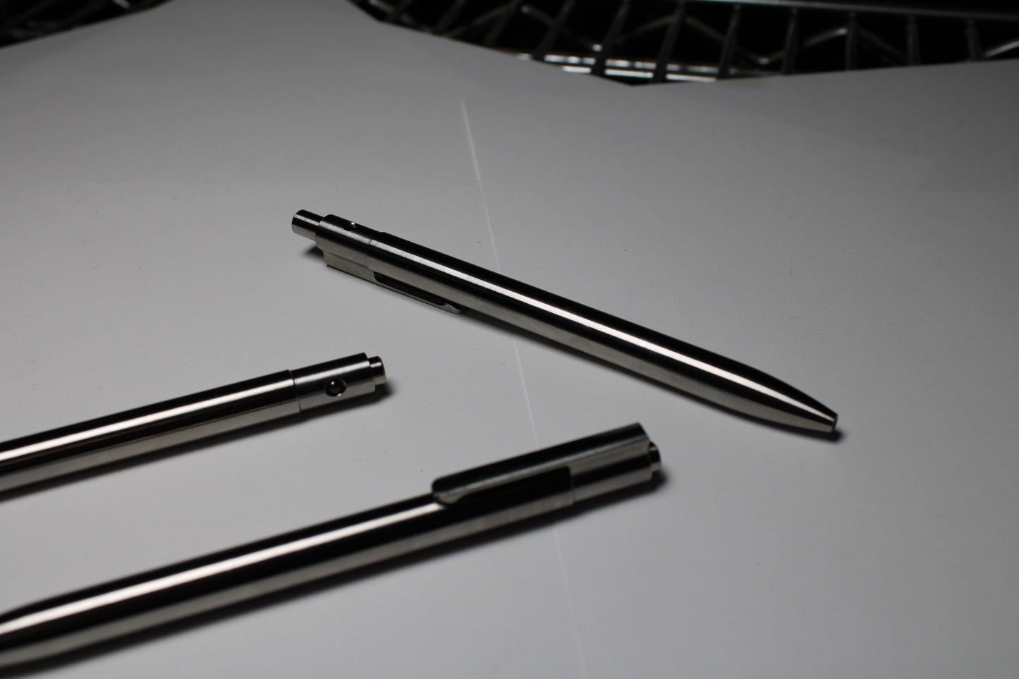 37 Click Pen - 6Al-4V Titanium - Round Nose - Silicone Nitride Ball - Pilot G2