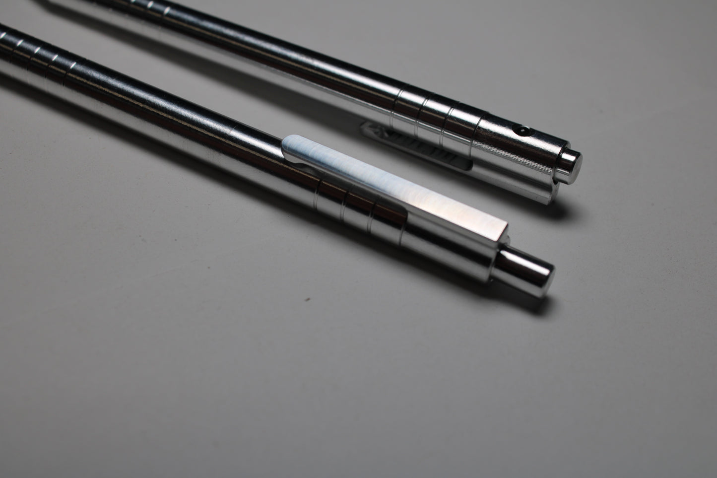 36 Click Pen - 6061 Aluminum - Conical Nose - Borosilicate Ball - Grip Lines - Pilot G2