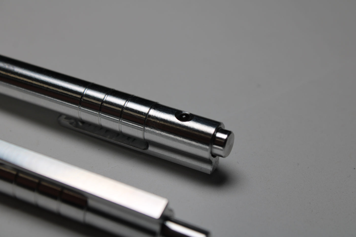 36 Click Pen - 6061 Aluminum - Conical Nose - Borosilicate Ball - Grip Lines - Pilot G2