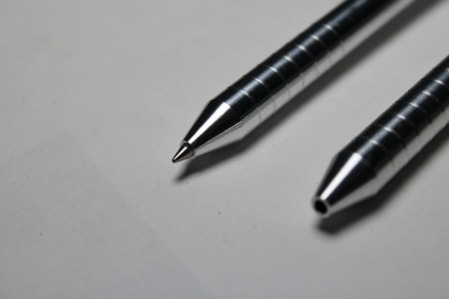 36 Click Pen - 6061 Aluminum - Conical Nose - Borosilicate Ball - Grip Lines - Pilot G2