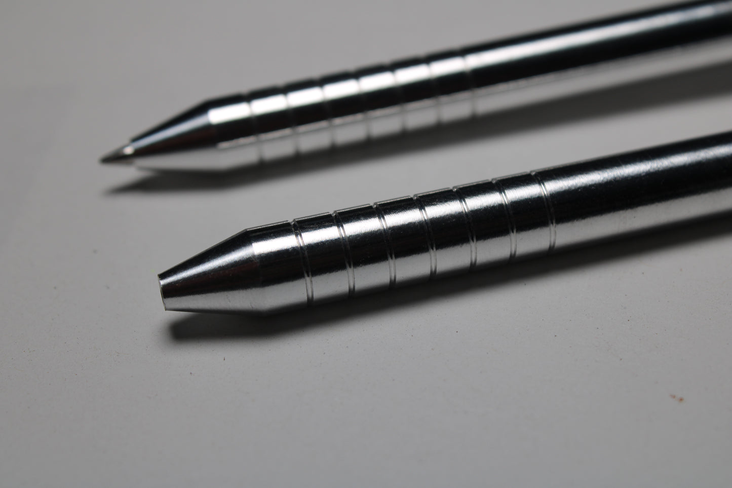 36 Click Pen - 6061 Aluminum - Conical Nose - Borosilicate Ball - Grip Lines - Pilot G2