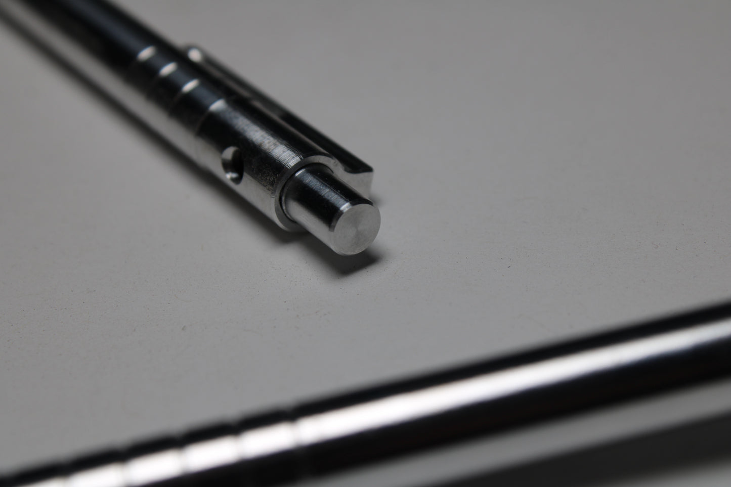 36 Click Pen - 6061 Aluminum - Conical Nose - Borosilicate Ball - Grip Lines - Pilot G2