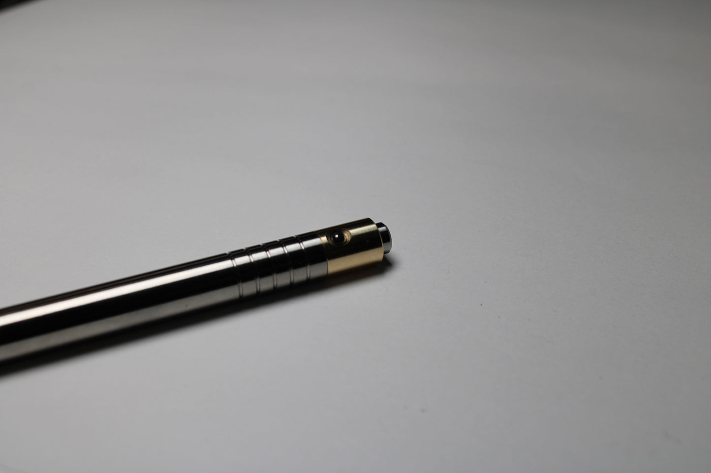 36 Clipless Click Pen - 6Al-4V Titanium - 464 Brass Mechanism - Cone Nose - ISO G2 Schmidt 9000 (Parker)