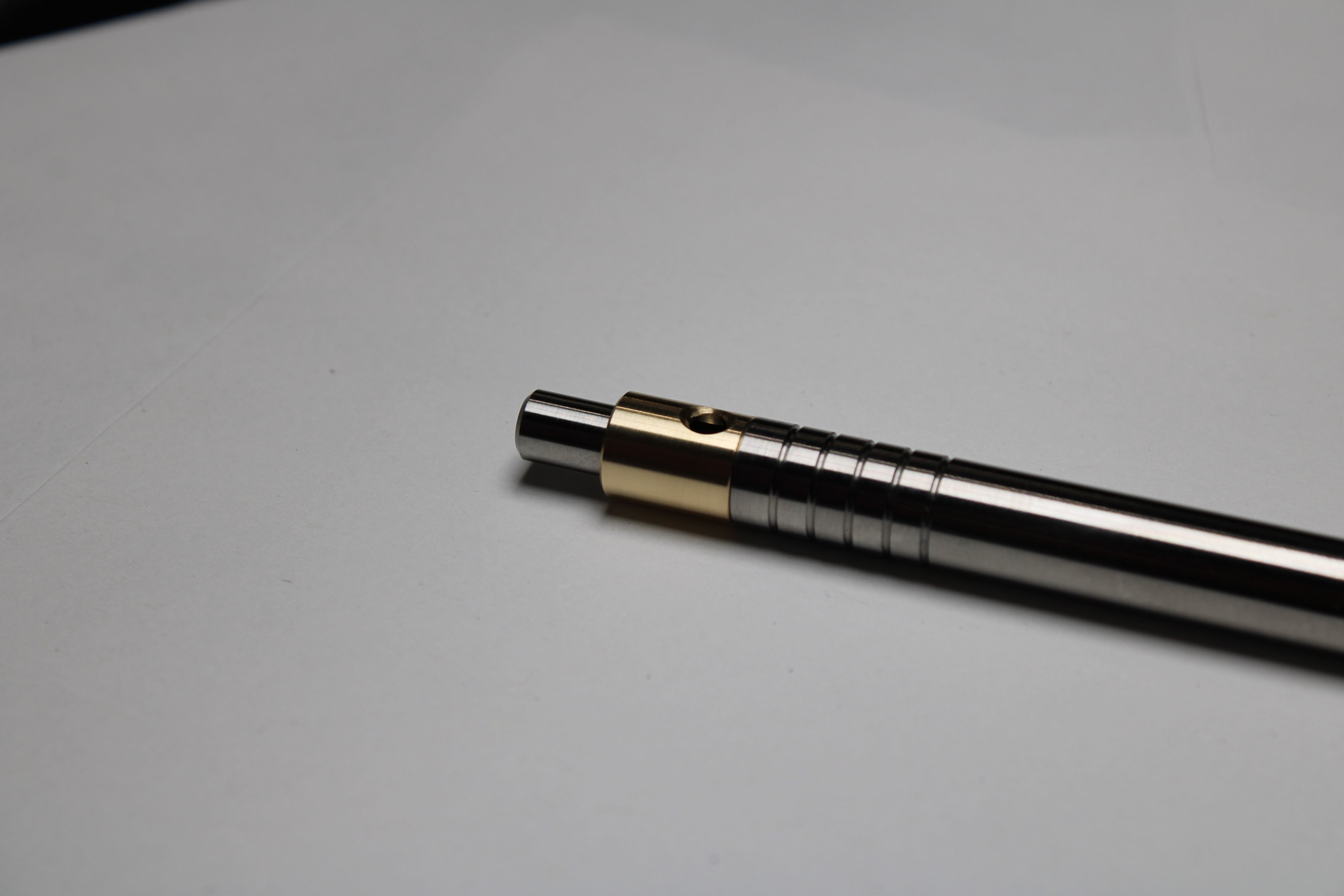 36 Clipless Click Pen - 6Al-4V Titanium - 464 Brass Mechanism