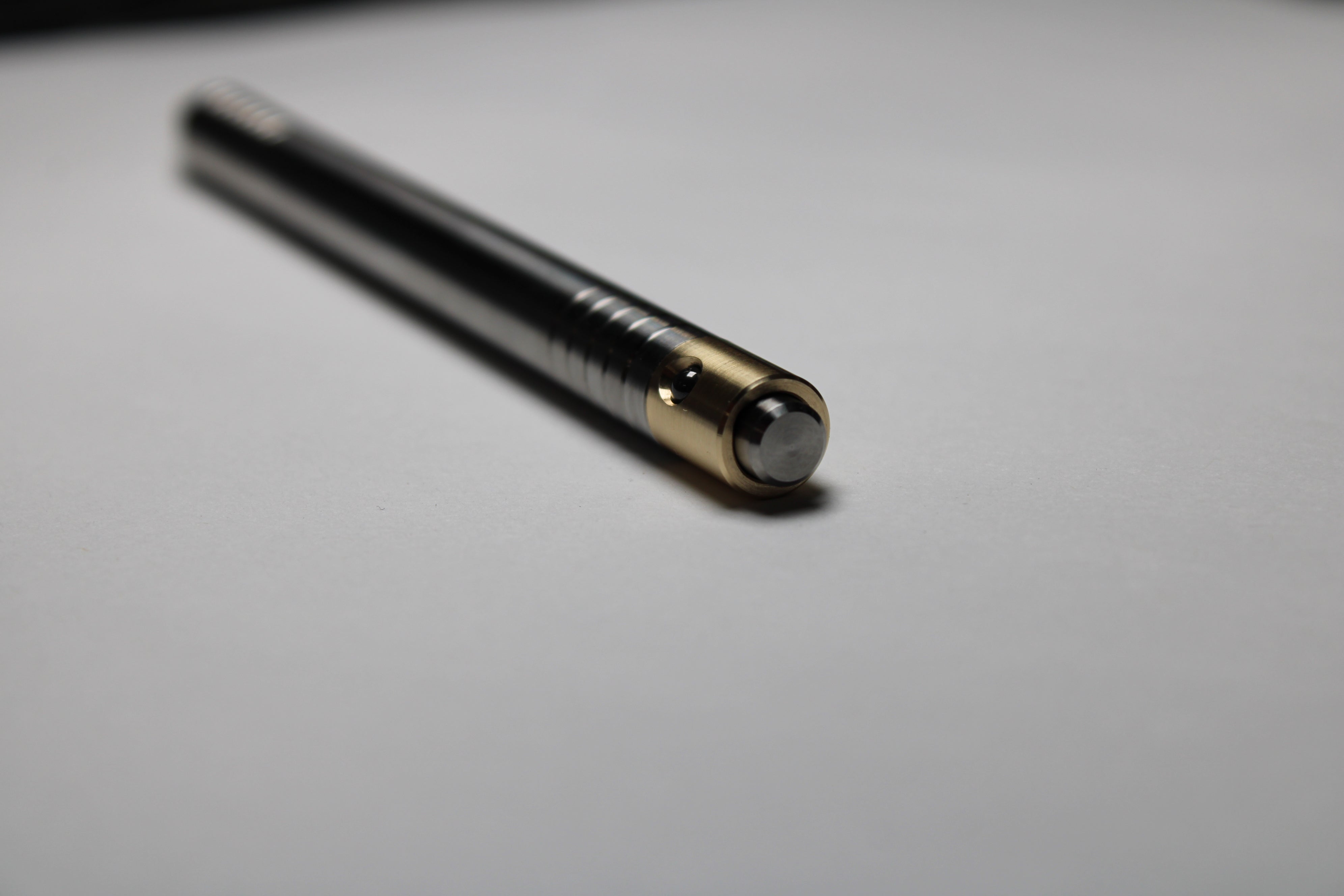 36 Clipless Click Pen - 6Al-4V Titanium - 464 Brass Mechanism