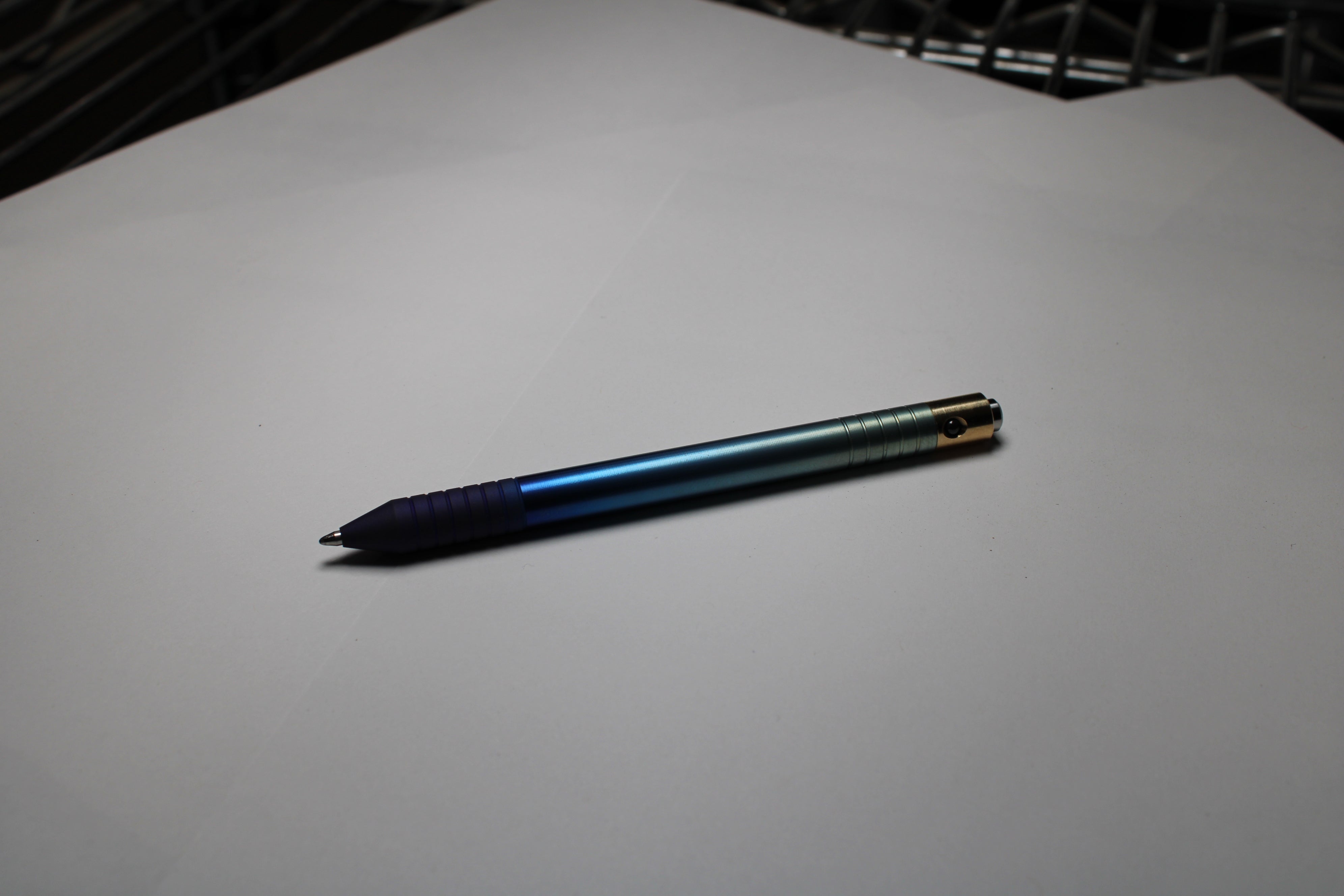36 Clipless Click Pen x KVR Finishing Anodizing - 6Al-4V Titanium - 46 ...