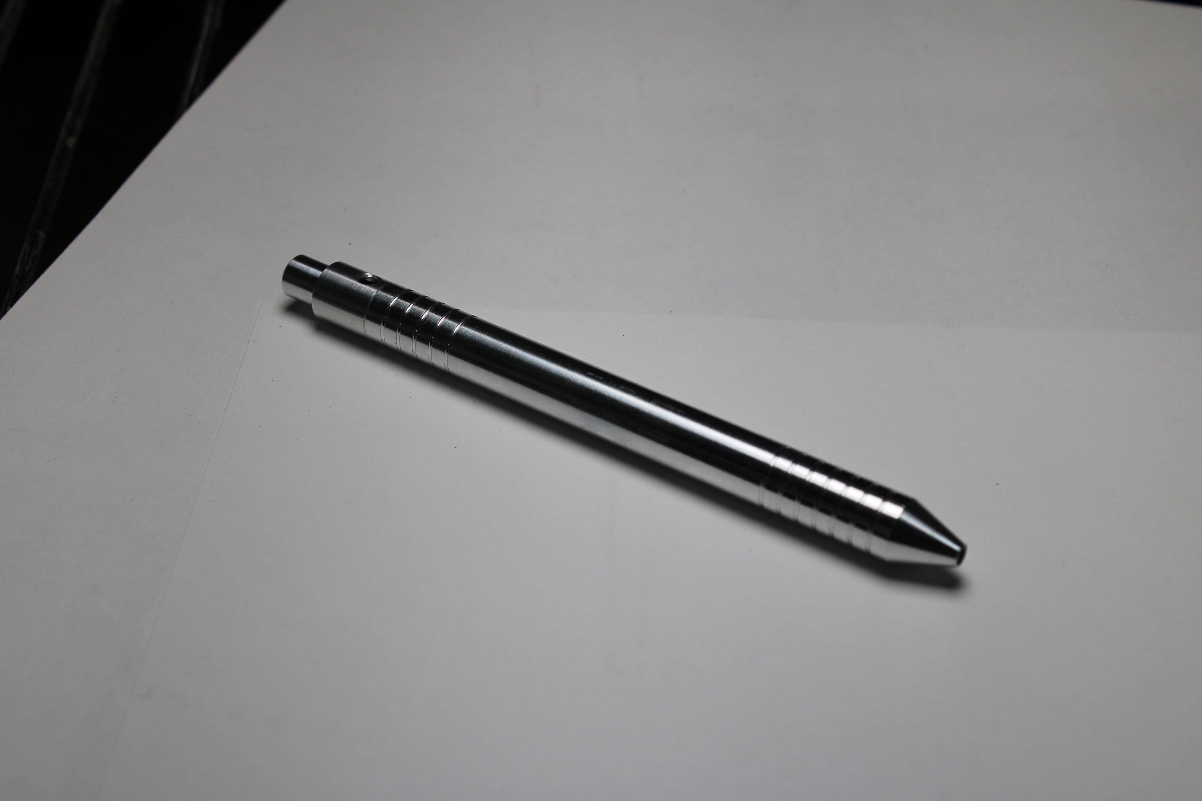 40 Clipless Click Pen - 6061 Aluminum - Conical Nose - Schmidt