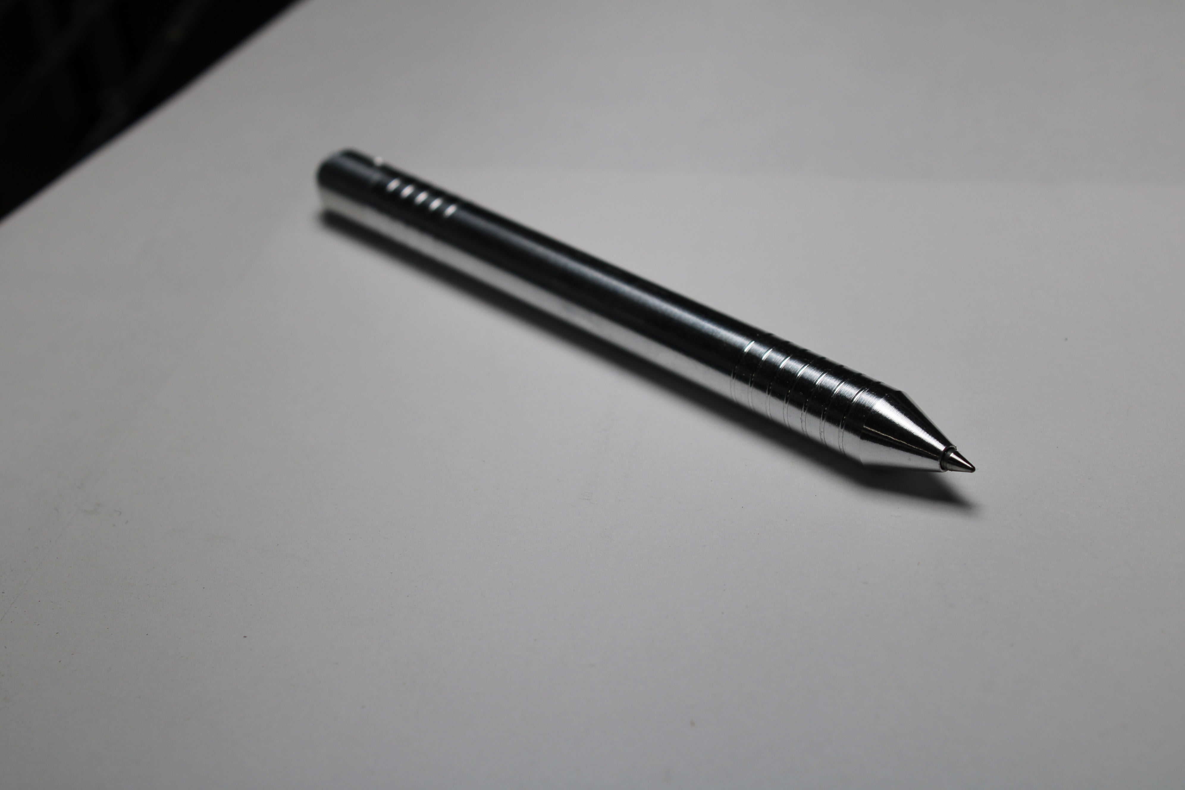 40 Clipless Click Pen - 6061 Aluminum - Conical Nose - Schmidt