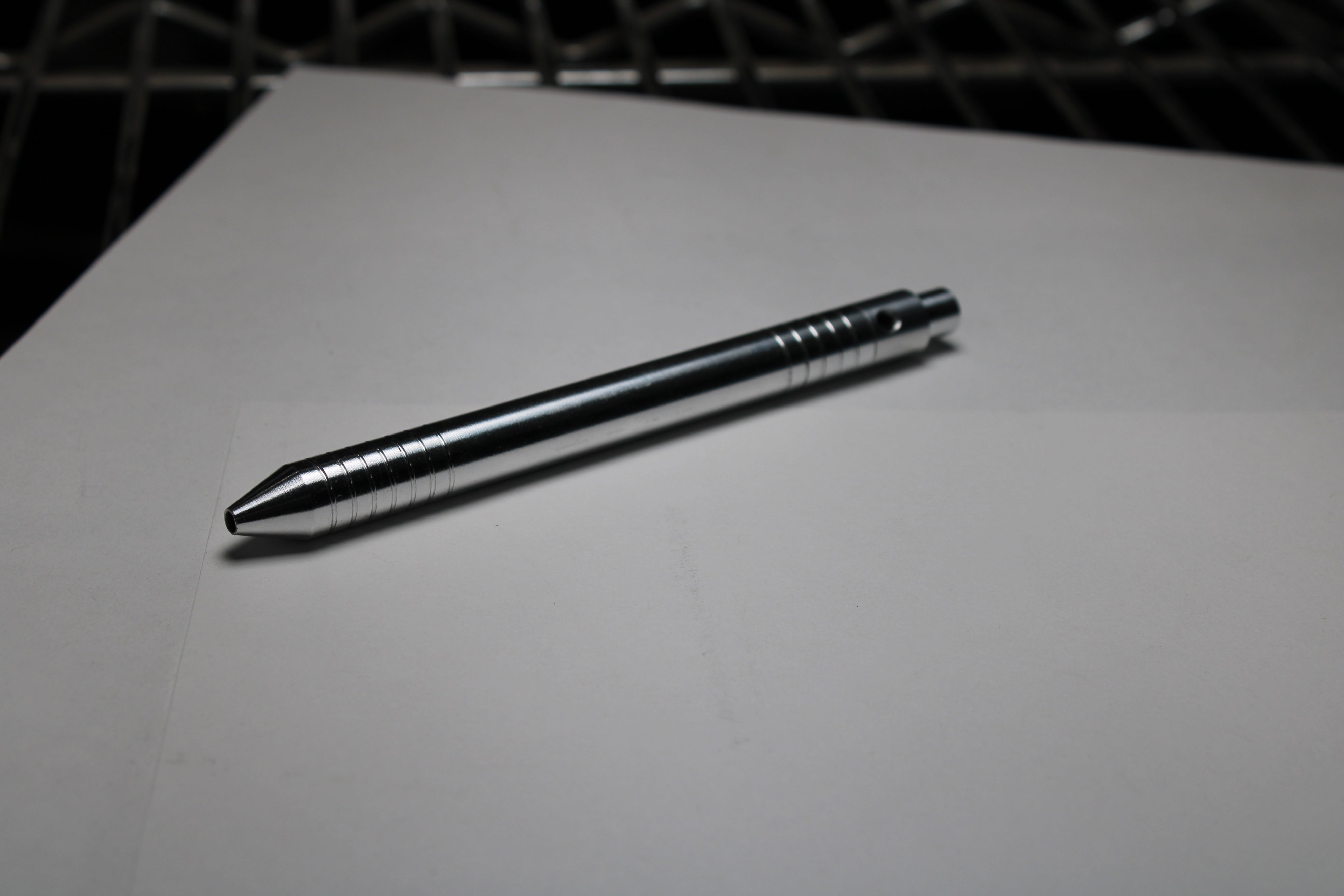 40 Clipless Click Pen - 6061 Aluminum - Conical Nose - Schmidt