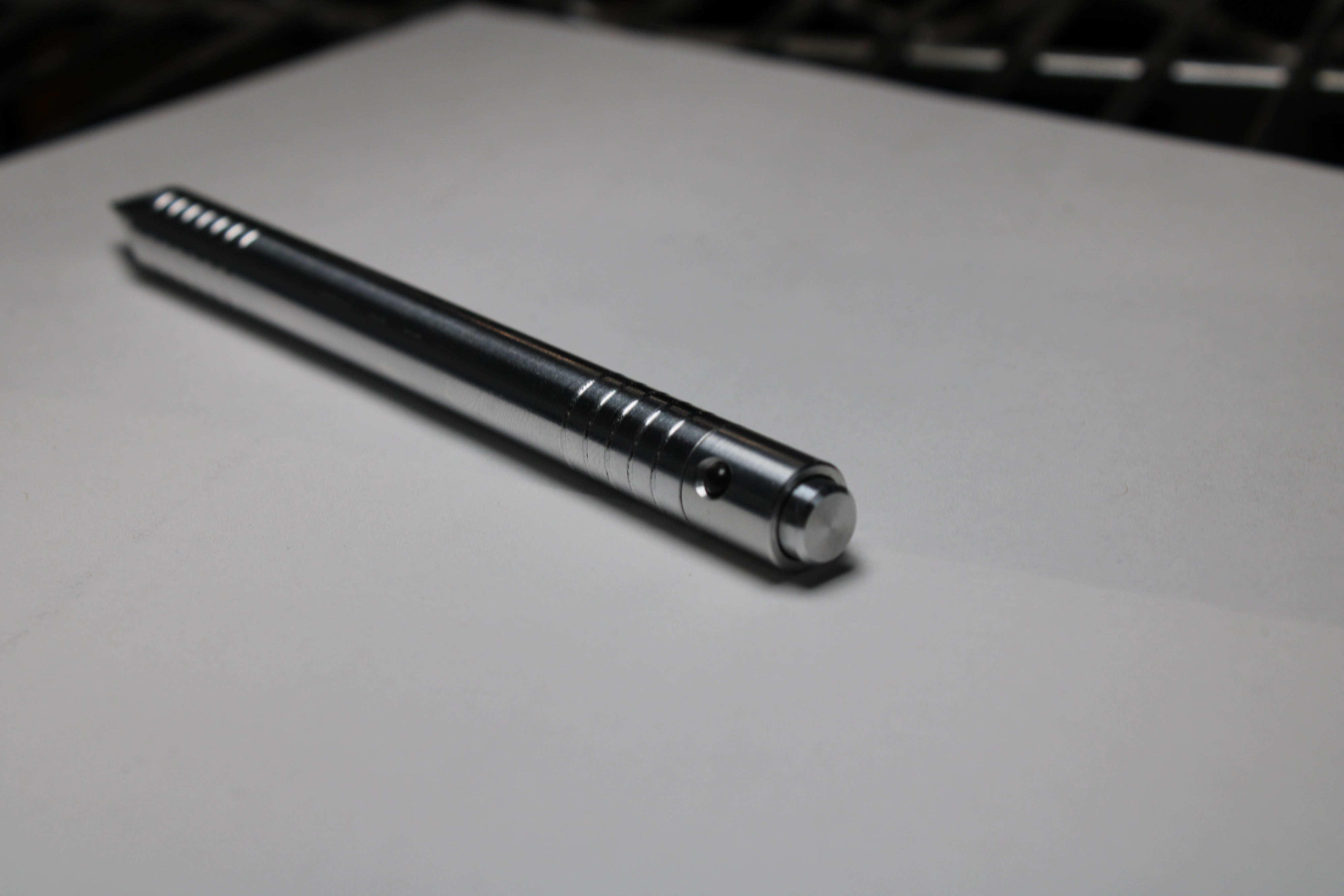 40 Clipless Click Pen - 6061 Aluminum - Conical Nose - Schmidt